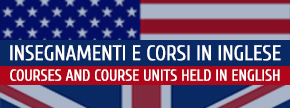 Insegnamenti e corsi in inglese